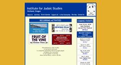 Desktop Screenshot of portlandjudaicstudies.org